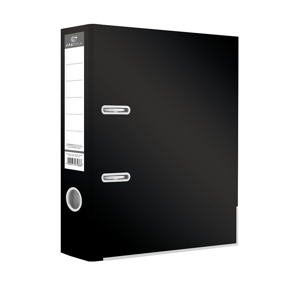 Segregator A4/50 czarny Interdruk